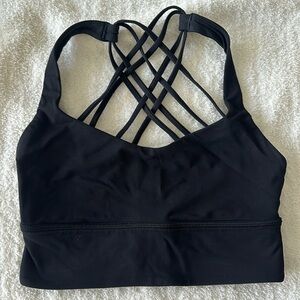 Lululemon black bra size B-DD